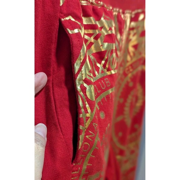 Switch Remarkable Jogger Shorts Red And Gold Size L (14-16) - Picture 4 of 7